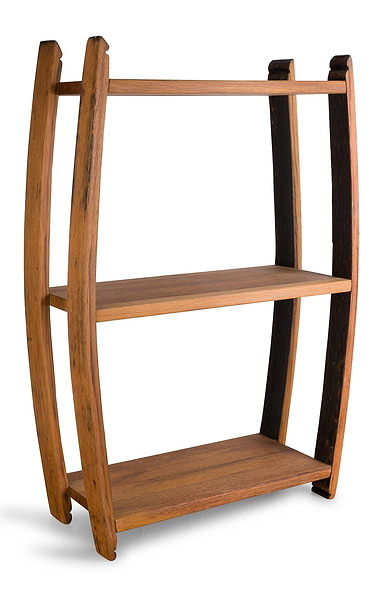 Whisky Barrel Bookcase