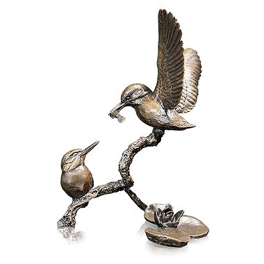 Kingfisher Pair by Michael Simpson
