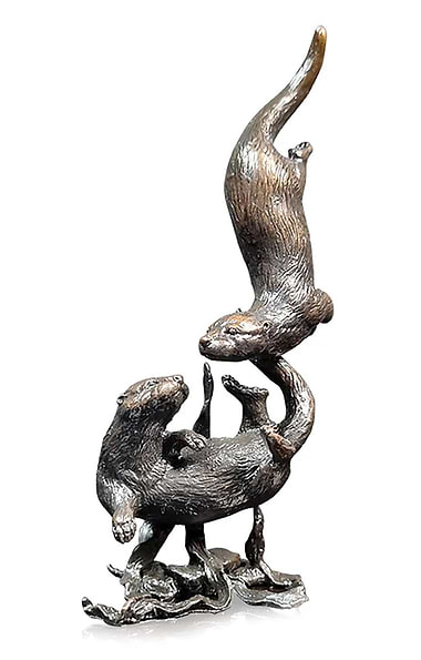 Otter Pair by Michael Simpson