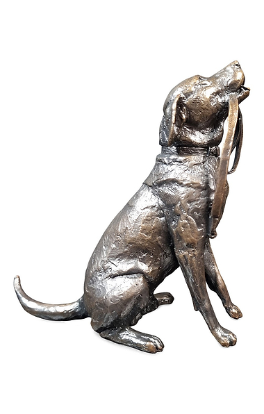 Labrador With Lead By Michael Simpson