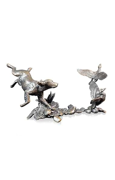 Cocker and Mallards by Michael Simpson
