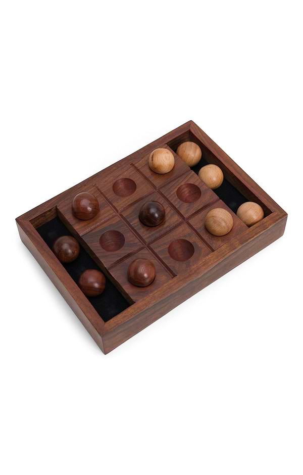 Wooden Tic Tac Toe