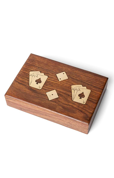 Double Card Box With Dice