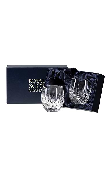 Royal Scot Crystal Set of 2 Barrel Tumblers