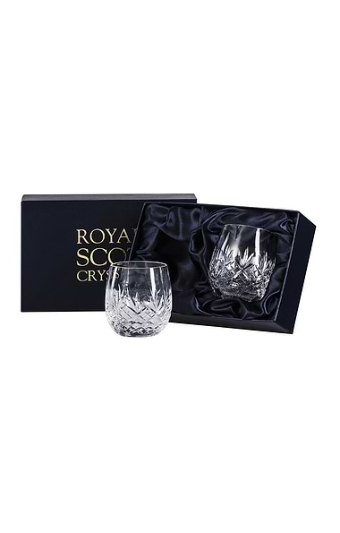 Royal Scot Crystal Edinburgh Two Gin & Tonic Tumblers