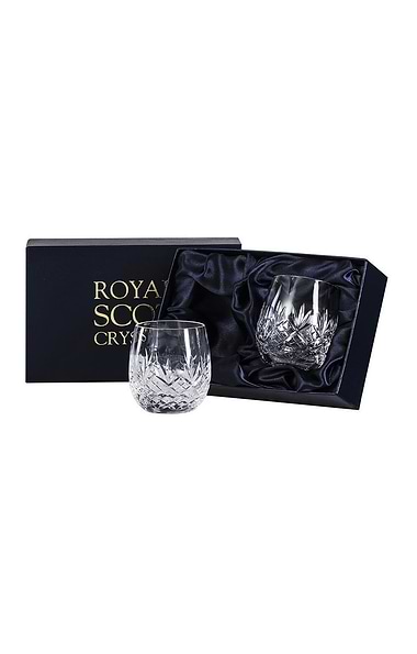 Royal Scot Crystal Edinburgh Two Gin & Tonic Tumblers