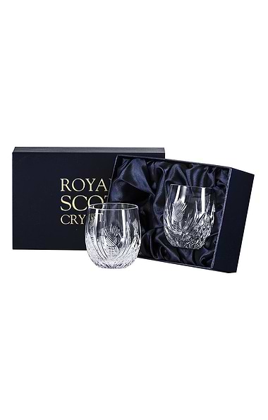 Royal Scot Crystal Edinburgh Two Gin & Tonic Tumblers