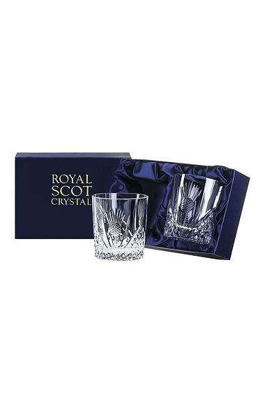Royal Scot Crystal Set of Two Whisky Tumblers