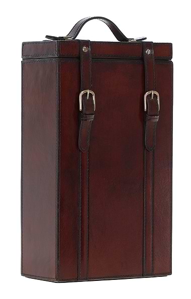 Leather Double Wine Carrier