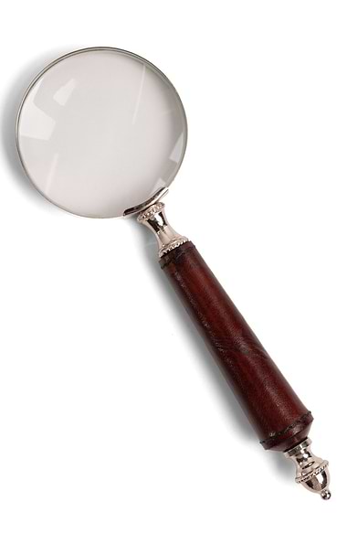 Leather Magnifying Glass