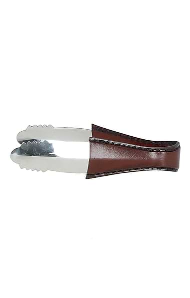 Leather-Handled Ice Tongs