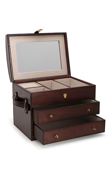 Leather Medium Jewellery Box