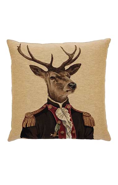 Hines of Oxford Animal Tapestry Cushion