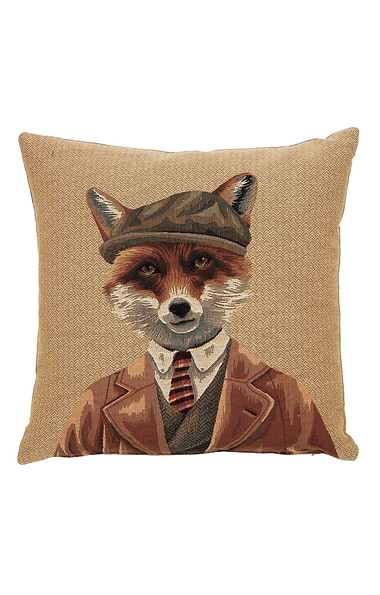 Hines of Oxford Animal Tapestry Cushion