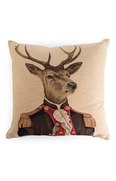 Hines of Oxford Animal Tapestry Cushion