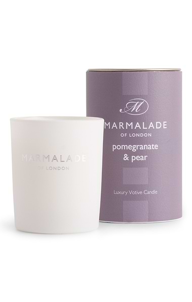 Marmalade of London Glass Votive Candle