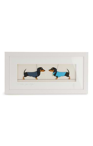 Original Glass Painting 19x37cm