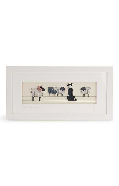 Original Glass Painting 19x37cm