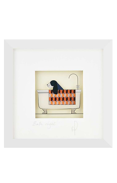 Original Glass Painting 23x23cm