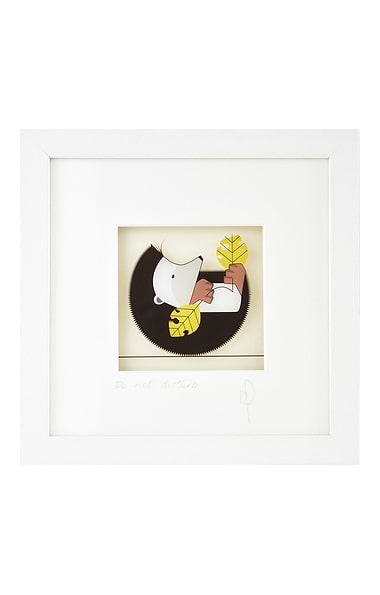 Original Glass Painting 23x23cm