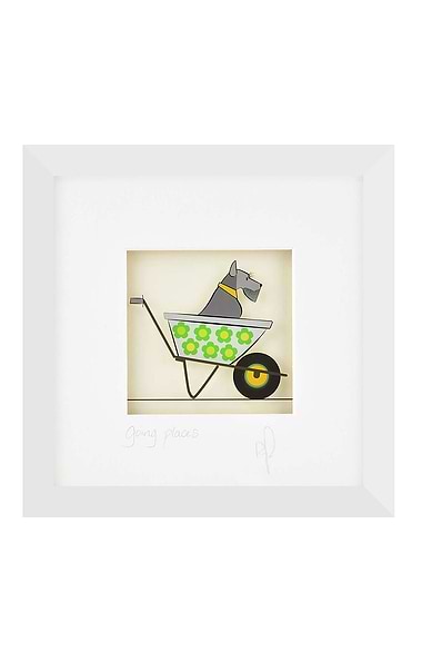 Original Glass Painting 23x23cm