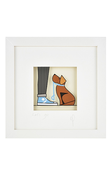Original Glass Painting 23x23cm