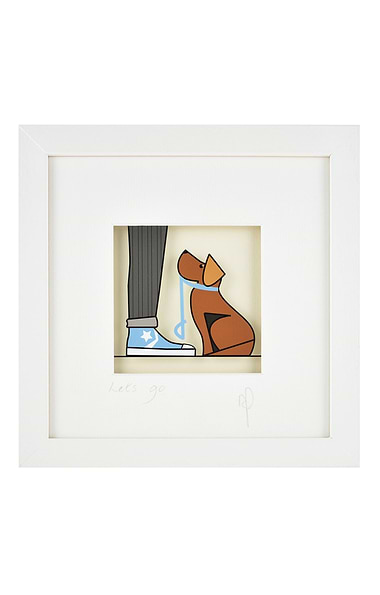 Original Glass Painting 23x23cm