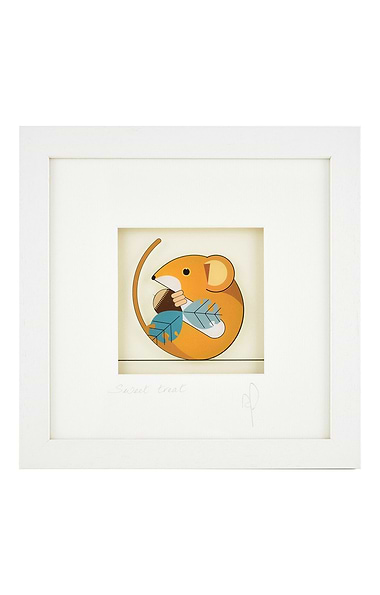 Original Glass Painting 23x23cm