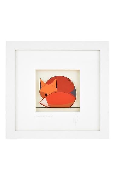 Original Glass Painting 23x23cm