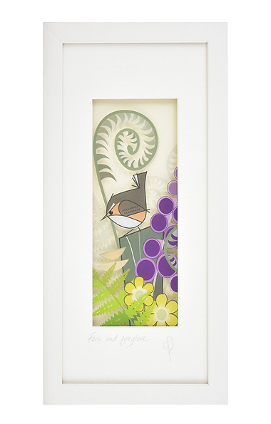 Original Glass Painting 37x19cm