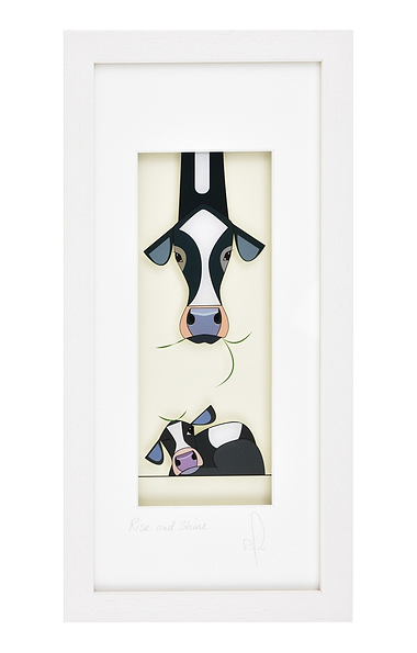 Original Glass Painting 37x19cm
