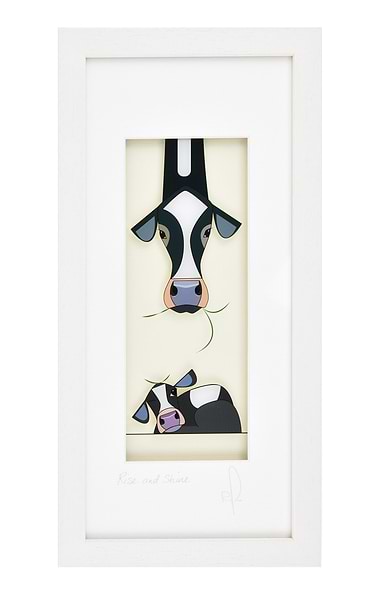 Original Glass Painting 37x19cm