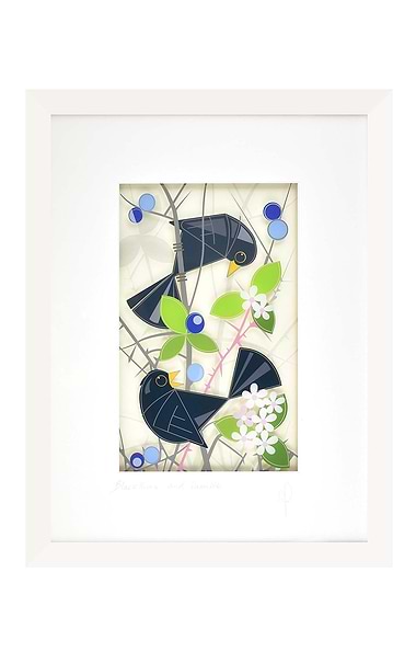 Original Glass Painting 44x34cm