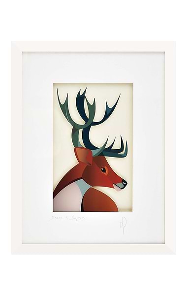 Original Glass Painting 44x34cm