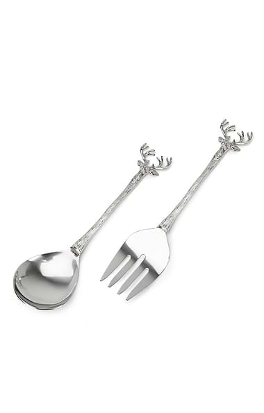 Stag Head Salad Servers