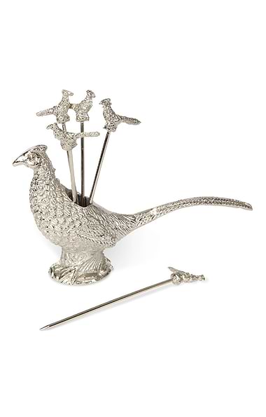 Pheasant Olive Picks & Holder