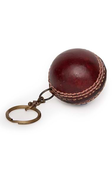 Leather Cricket Ball Keyring