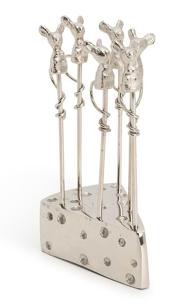 Set of Six Picks & Holder