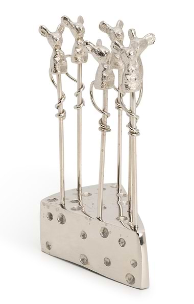 Set of Six Picks & Holder