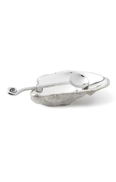 Oyster Shell with Spoon