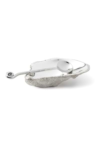 Oyster Shell with Spoon
