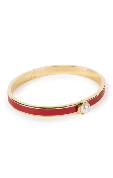 Skinny Pearl Bangle