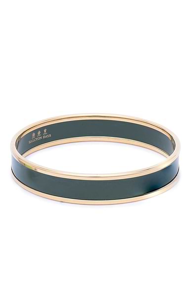 Ladies Halcyon Days Plain 1cm Bangle