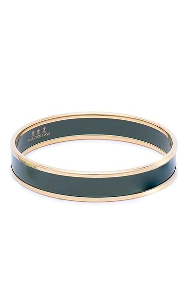 Ladies Halcyon Days Plain 1cm Bangle