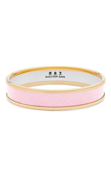 Ladies Halcyon Days Plain 1cm Bangle