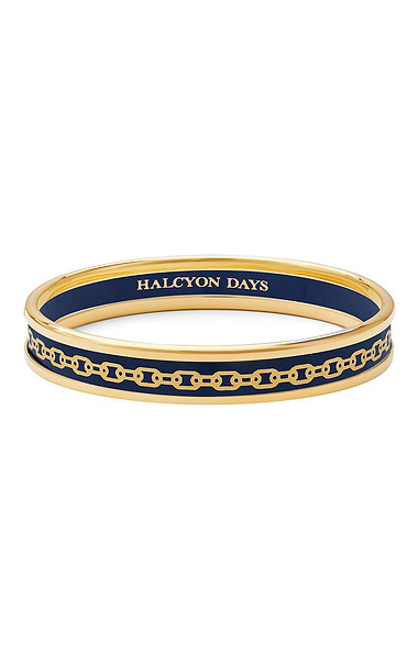 Ladies Halcyon Days 6mm Chain Bangle