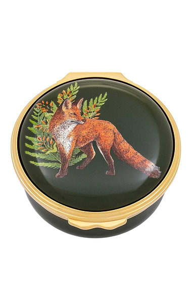 Halcyon Days Woodland Enamel Box
