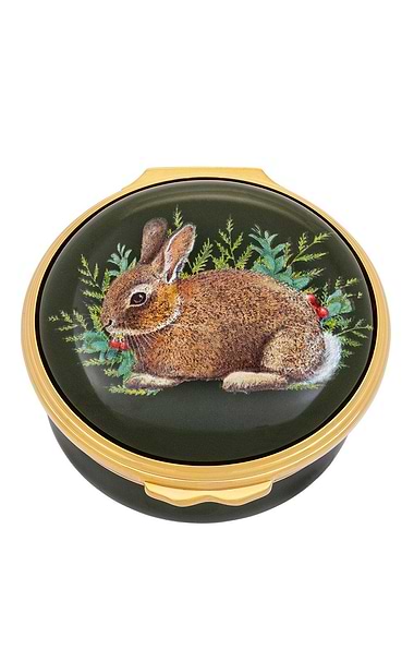 Halcyon Days Woodland Enamel Box