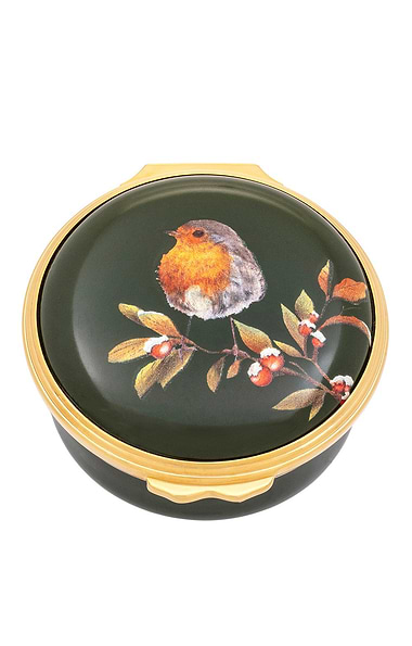 Halcyon Days Woodland Enamel Box