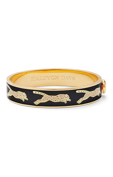 Ladies Halcyon Days Leopard Bangle